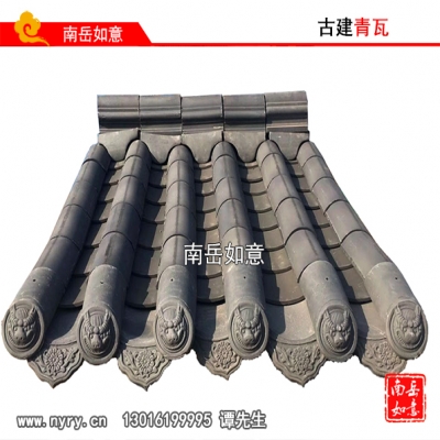 古建青瓦（脊瓦、擋勾、筒瓦、滴水、貓頭）